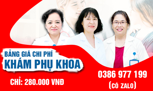 Bảng giá chi phí khám phụ khoa tại phòng khám Hưng Thịnh Hà Nội